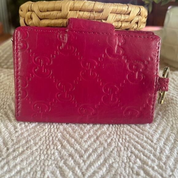 Gucci keychain wallet holder in pink - Picture 4 of 13